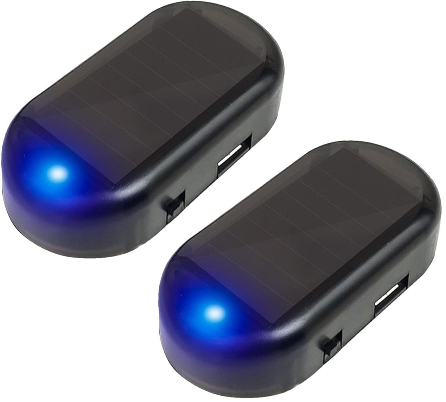 Solar-Powered Warning Lights