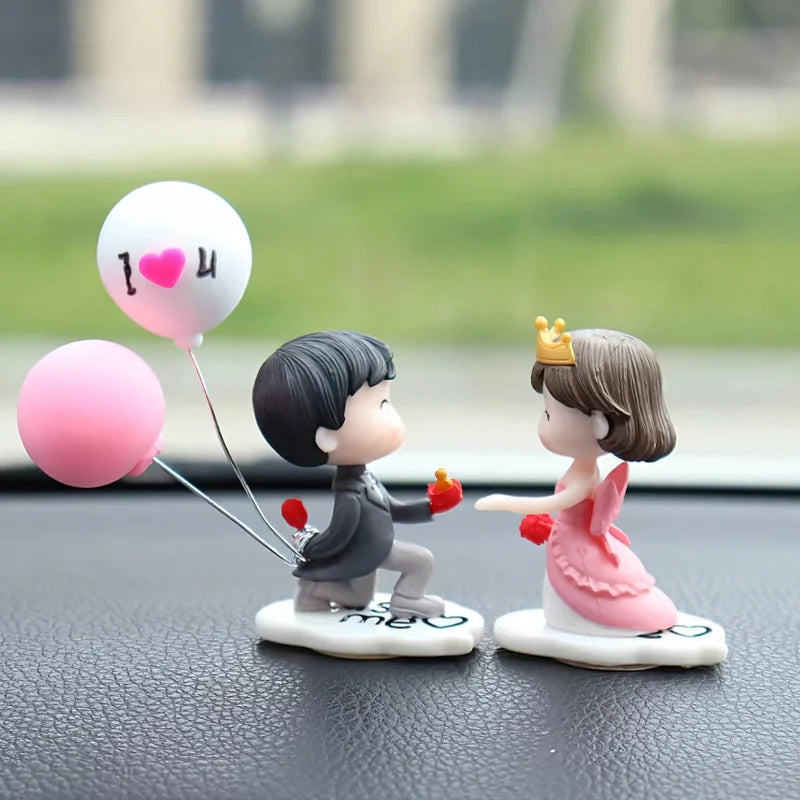 Young Couple Car Ornaments