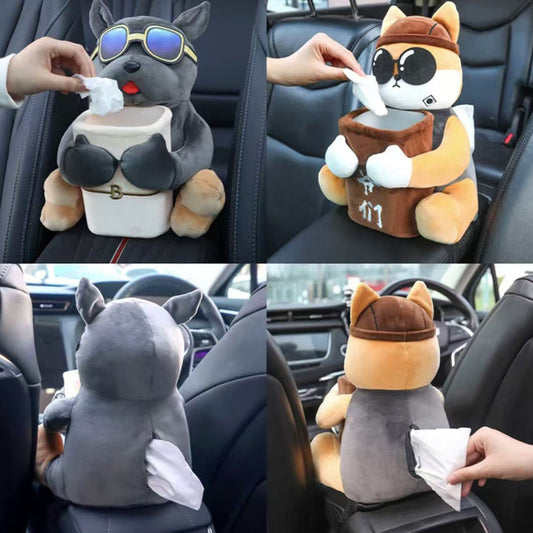 Car-Mounted 2-in-1 Armrest Box Storage Box