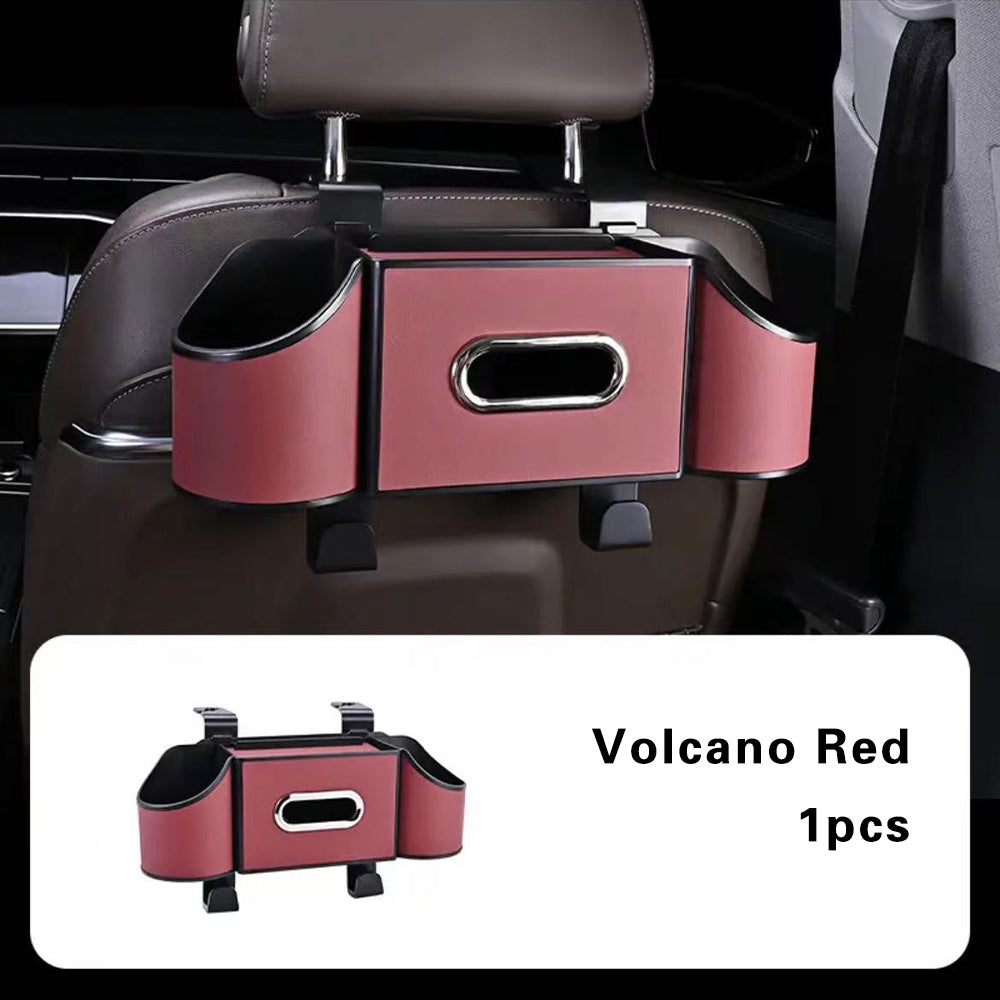 Multifunctional Leather Tissue Storage Box