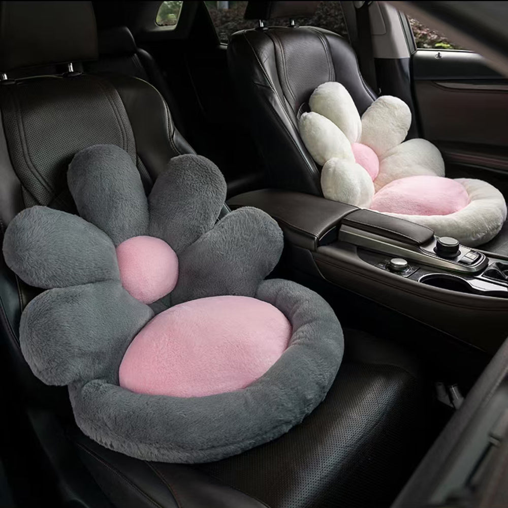 Plush Flower Cushion