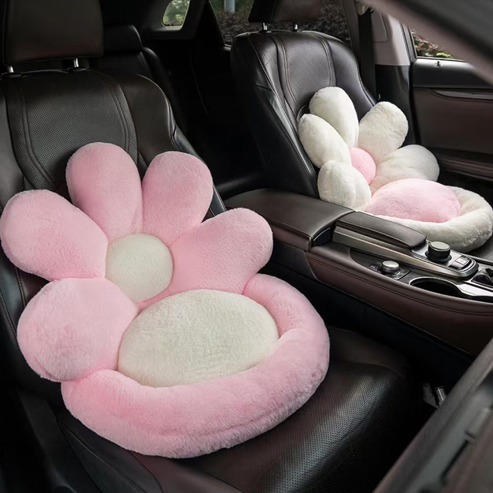 Plush Flower Cushion