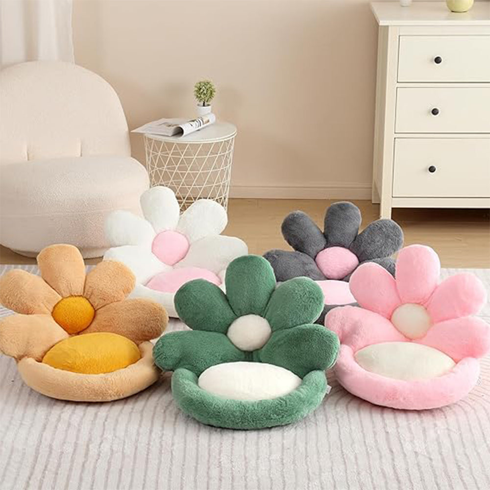 Plush Flower Cushion