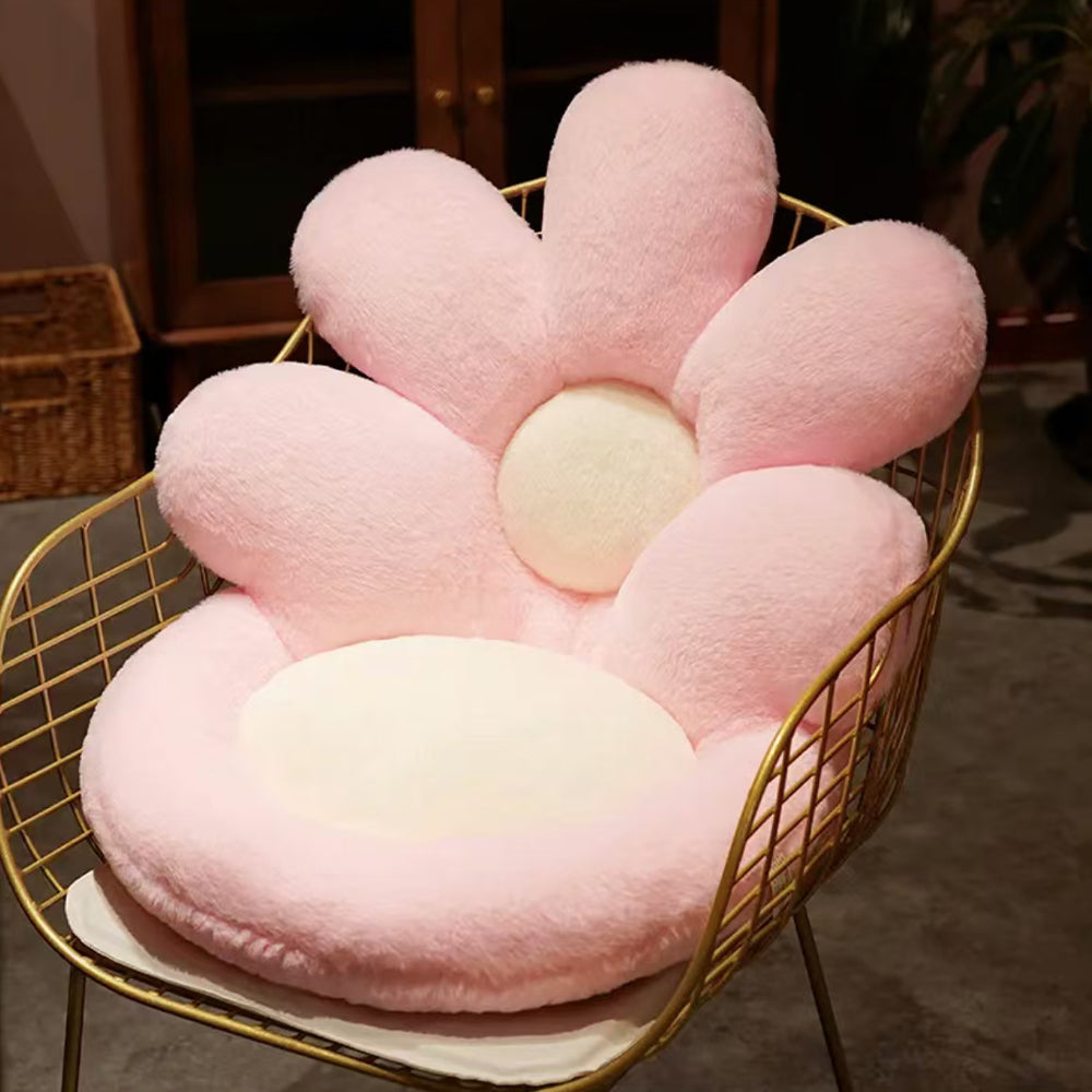 Plush Flower Cushion