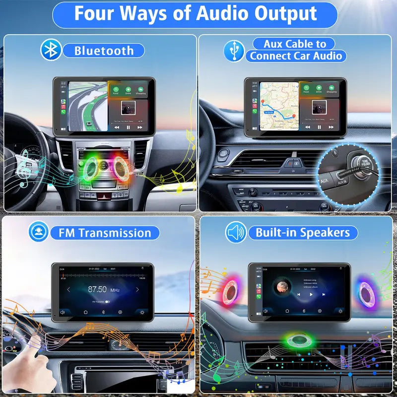 Universal Automotive Multimedia Car Radio Video Player