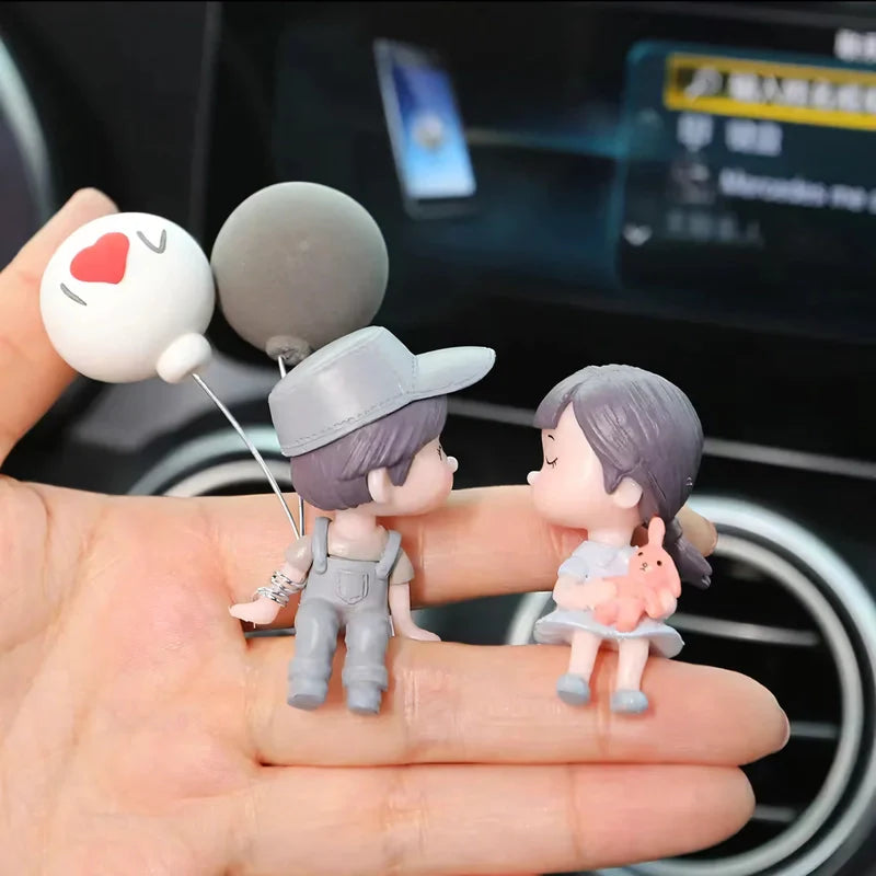 Young Couple Car Ornaments