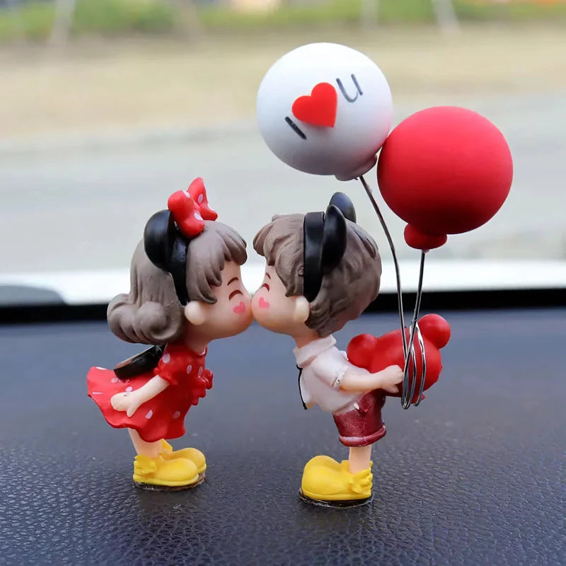 Young Couple Car Ornaments