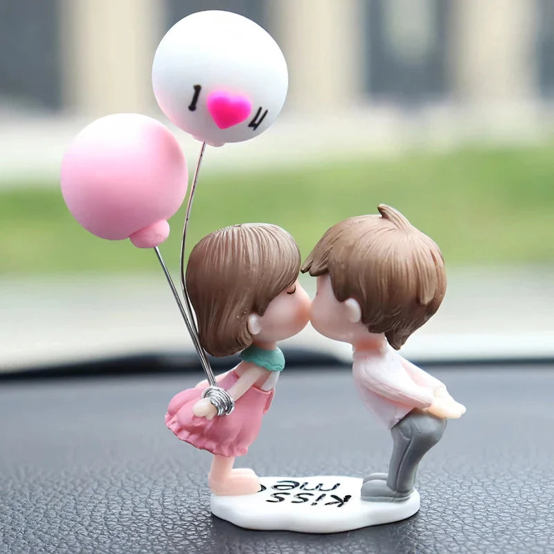 Young Couple Car Ornaments