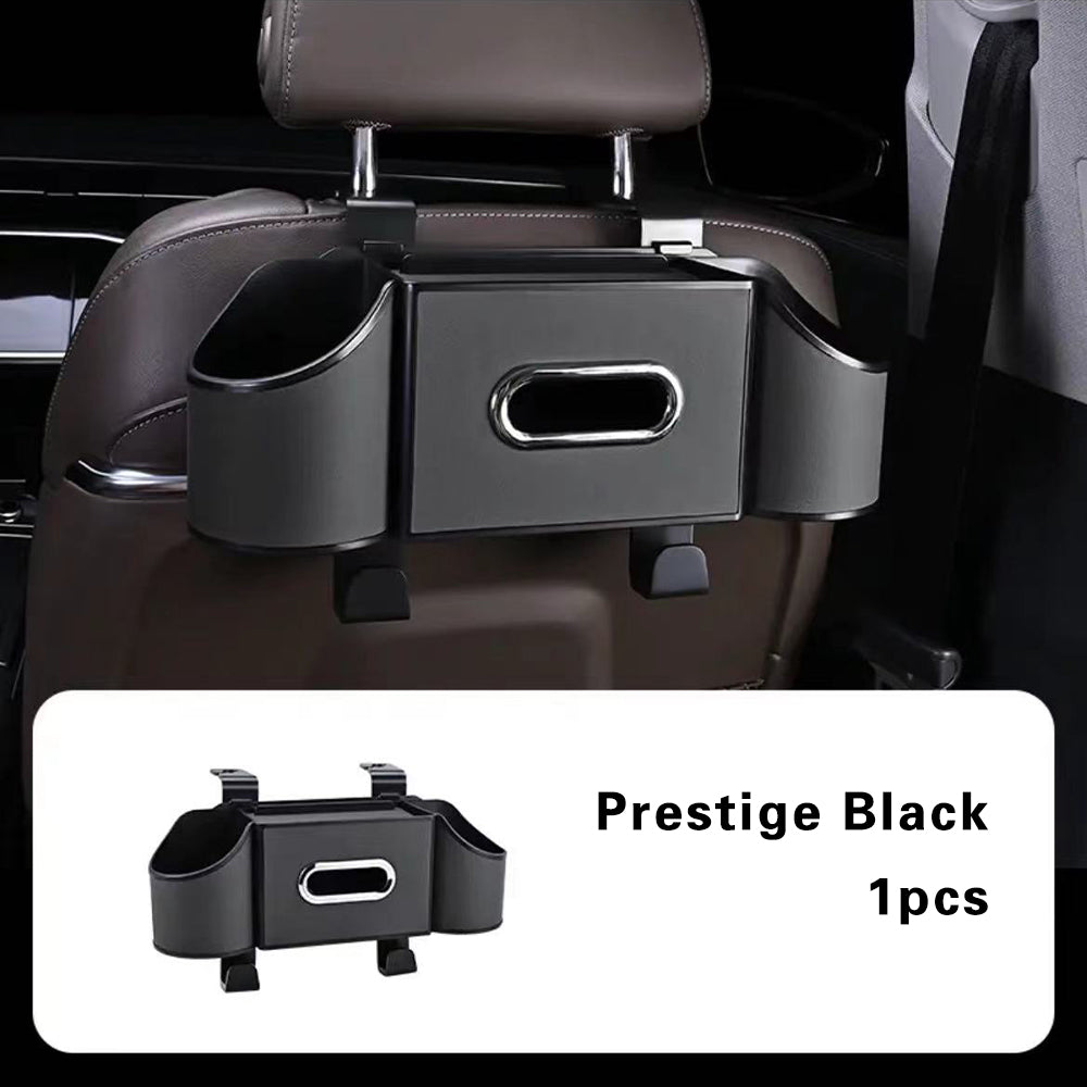 Multifunctional Leather Tissue Storage Box