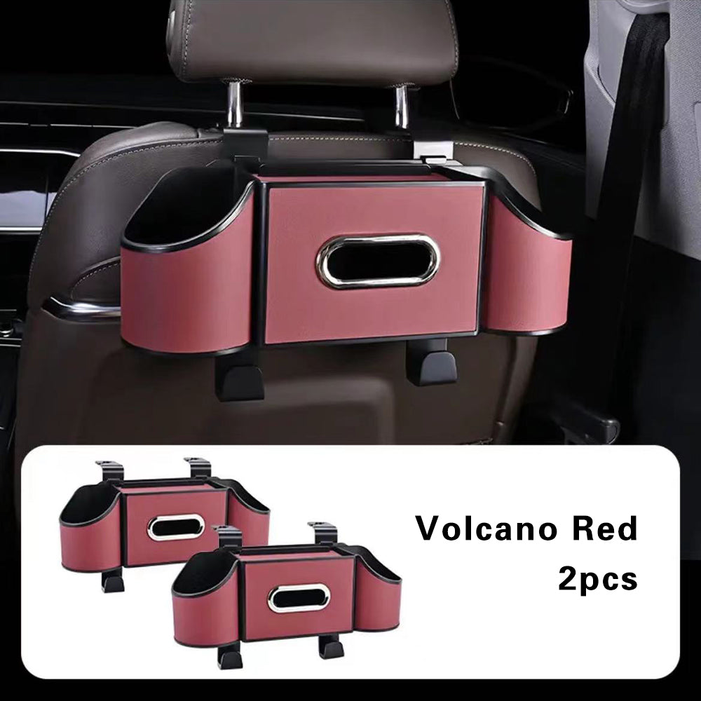 Multifunctional Leather Tissue Storage Box