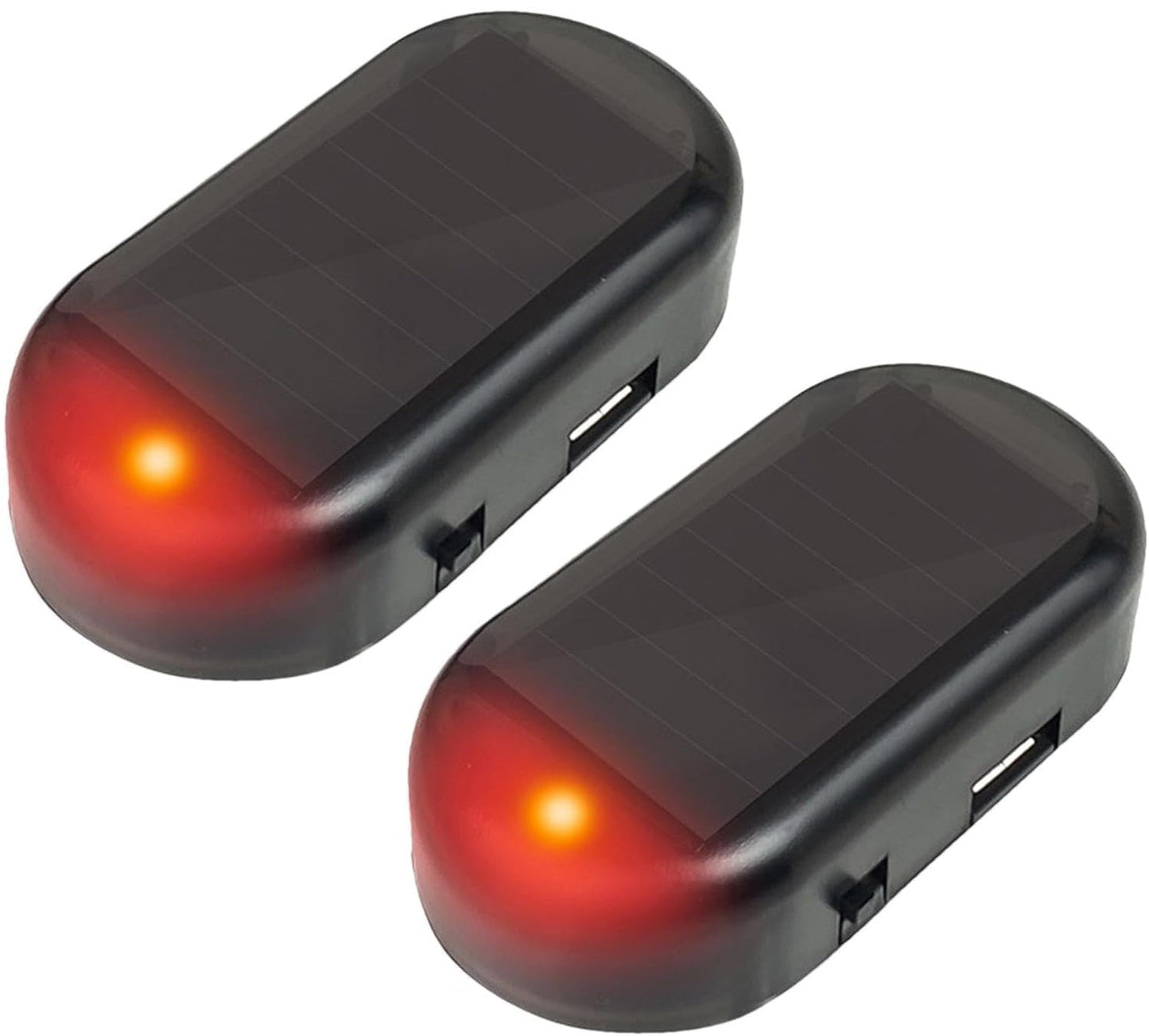 Solar-Powered Warning Lights