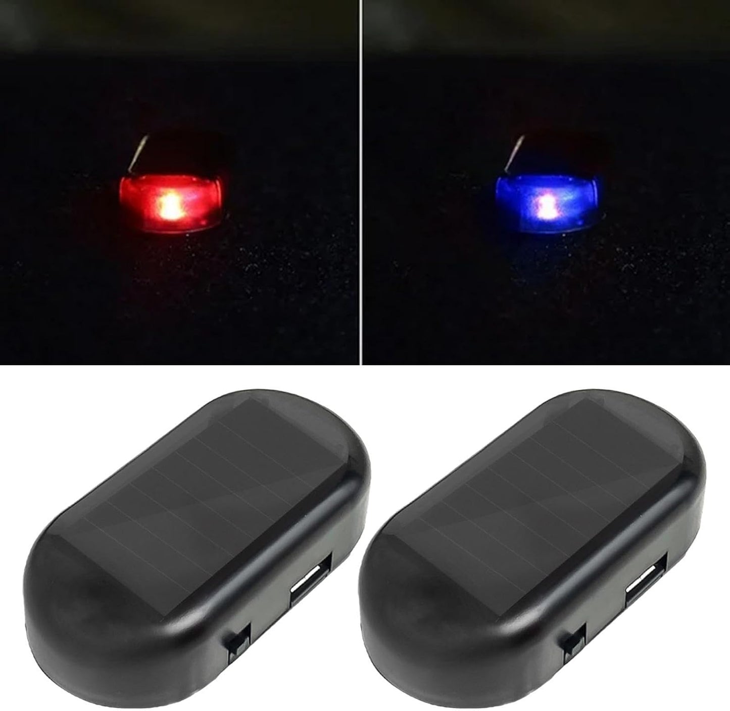 Solar-Powered Warning Lights