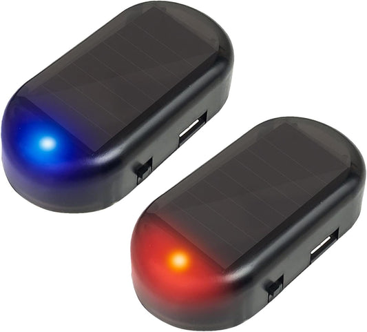 Solar-Powered Warning Lights