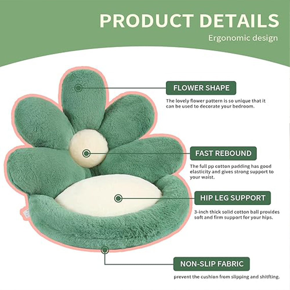 Plush Flower Cushion