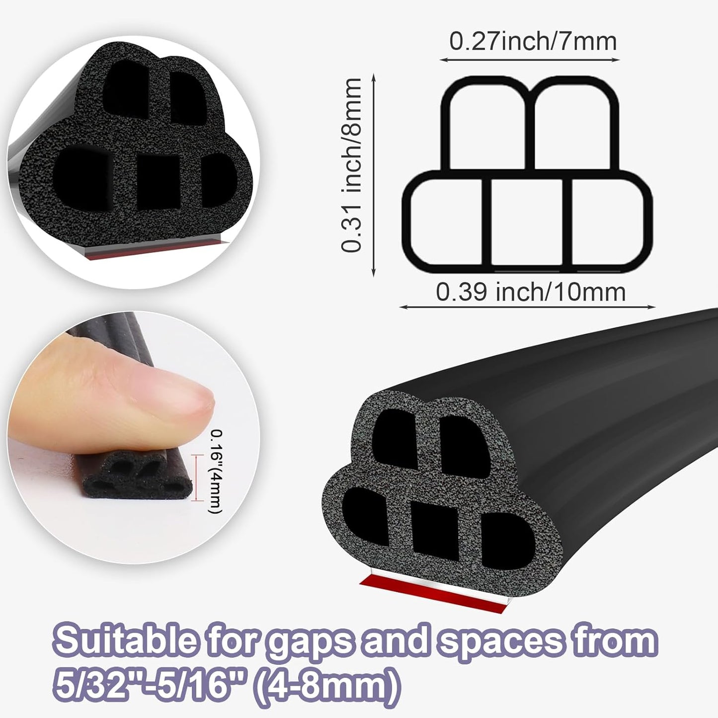 Universal Automotive Sealing Strips