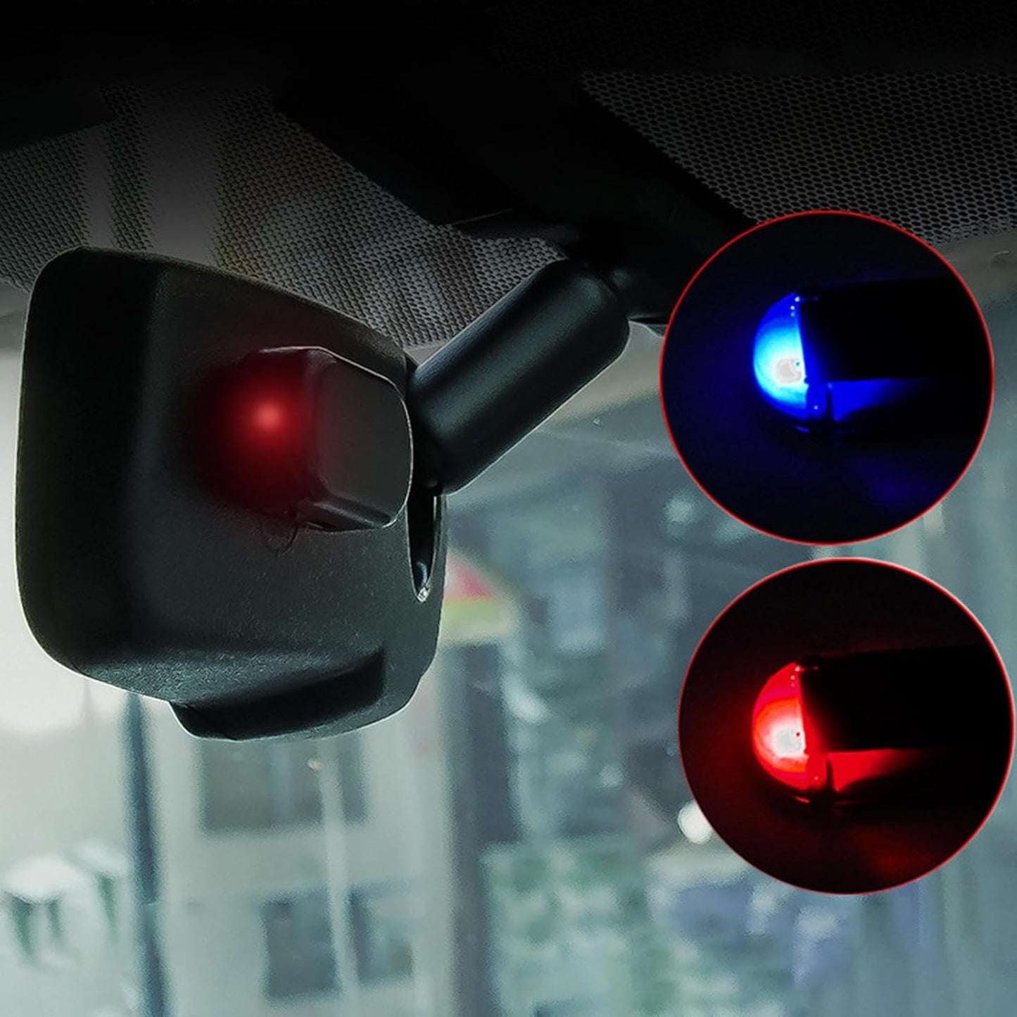 Solar-Powered Warning Lights