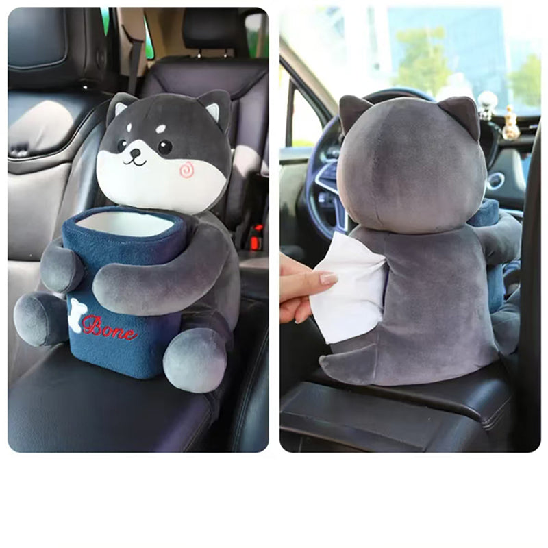 Car-Mounted 2-in-1 Armrest Box Storage Box